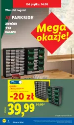 Gazetka promocyjna Lidl - Gazetka ważna od 10.08. do 14.08. - Gazetka - ważna od 14.08 do 14.08.2026 - strona 6 - produkty: Parkside, Gra, Organizer, Ogród, Grafika