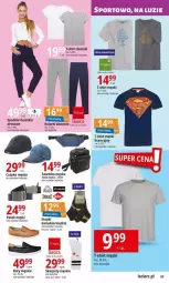 Gazetka promocyjna E Leclerc - Gazetka - ważna od 17.02 do 17.02.2024 - strona 18 - produkty: Top, Por, Buty, Karp, Czapka, T-shirt, Pasek, Dres, Wełna, Torba, Sport, Pasek męski, Spodnie