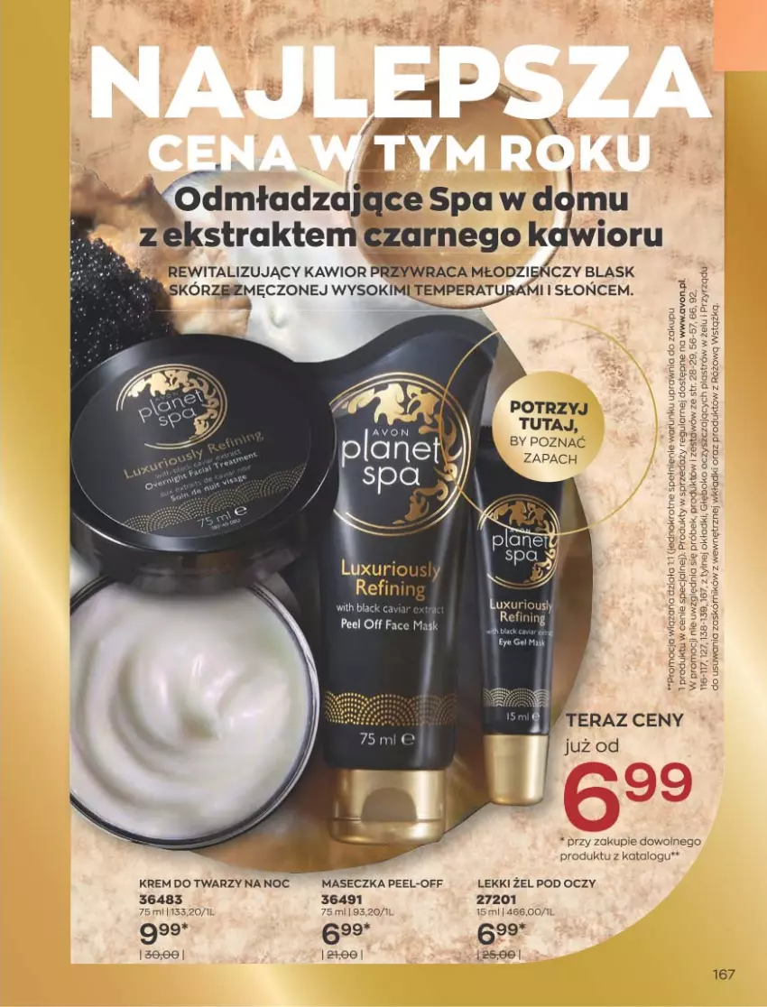 Gazetka promocyjna Avon - Sierpień - ważna 01.08 do 31.08.2022 - strona 163 - produkty: Fa, Kawior, Krem do twarzy, Lack, Tera, Wkładki