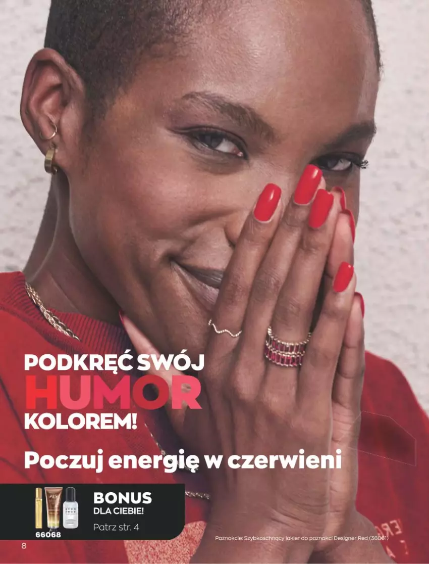 Gazetka promocyjna Avon - Sierpień - ważna 01.08 do 31.08.2022 - strona 8 - produkty: Lakier, Lakier do paznokci