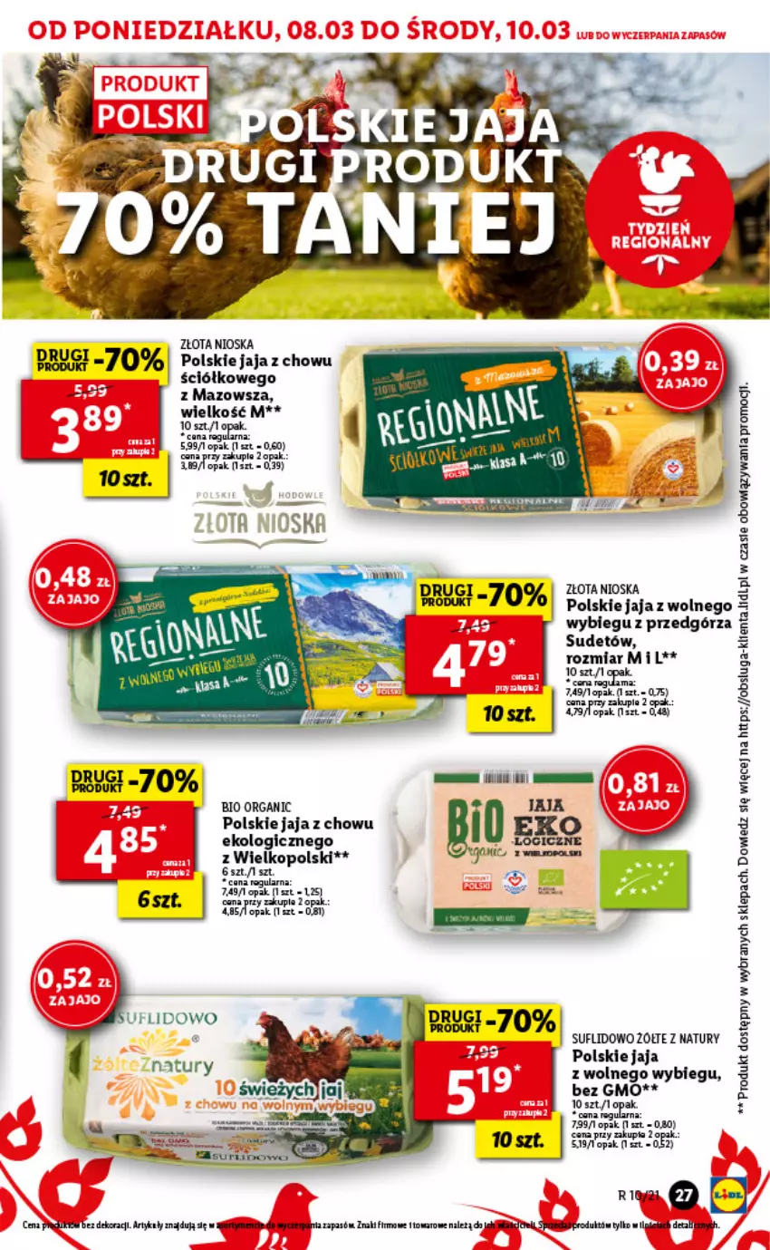 Gazetka promocyjna Lidl - GAZETKA - ważna 08.03 do 10.03.2021 - strona 27 - produkty: Bols, Fa, Jaja, Jaja z wolnego wybiegu, Por