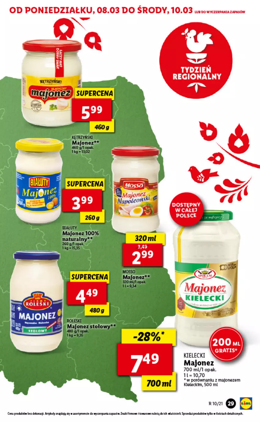 Gazetka promocyjna Lidl - GAZETKA - ważna 08.03 do 10.03.2021 - strona 29 - produkty: Majonez, Por