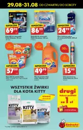 Gazetka promocyjna Biedronka - Od Czwartku - Gazetka - ważna od 04.09 do 04.09.2024 - strona 55 - produkty: Płyn do prania, Finish, Płyn nabłyszczający, Vizir, Zmywarki, Kapsułki do prania, Folia aluminiowa