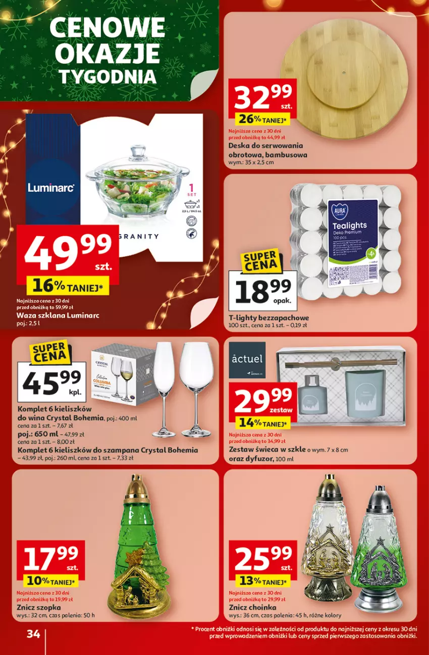 Gazetka promocyjna Auchan - Święta jak babcię kocham Hipermarket - ważna 18.12 do 23.12.2025 - strona 34 - produkty: Choinka, Fa, Inka, Ser, Znicz