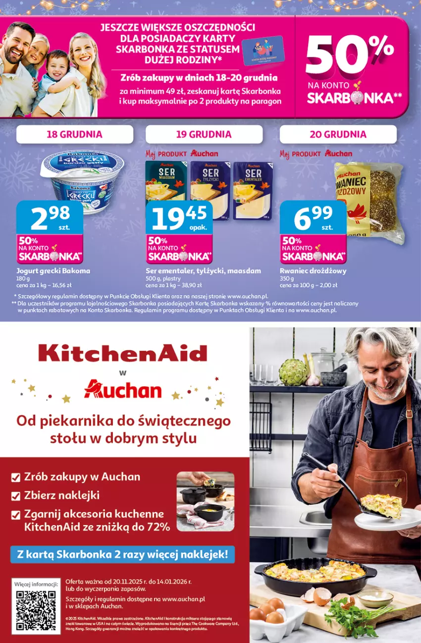 Gazetka promocyjna Auchan - Święta jak babcię kocham Hipermarket - ważna 18.12 do 23.12.2025 - strona 40 - produkty: Kret, Mikser, Piekarnik, Ser