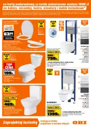 Gazetka promocyjna Obi - Gazetka OBI - Gazetka - ważna od 29.09 do 29.09.2026 - strona 3 - produkty: Kompakt WC, Top, Sok, Deska sedesowa, Deska wolnoopadająca, Meble łazienkowe, Meble, Miska, Fa