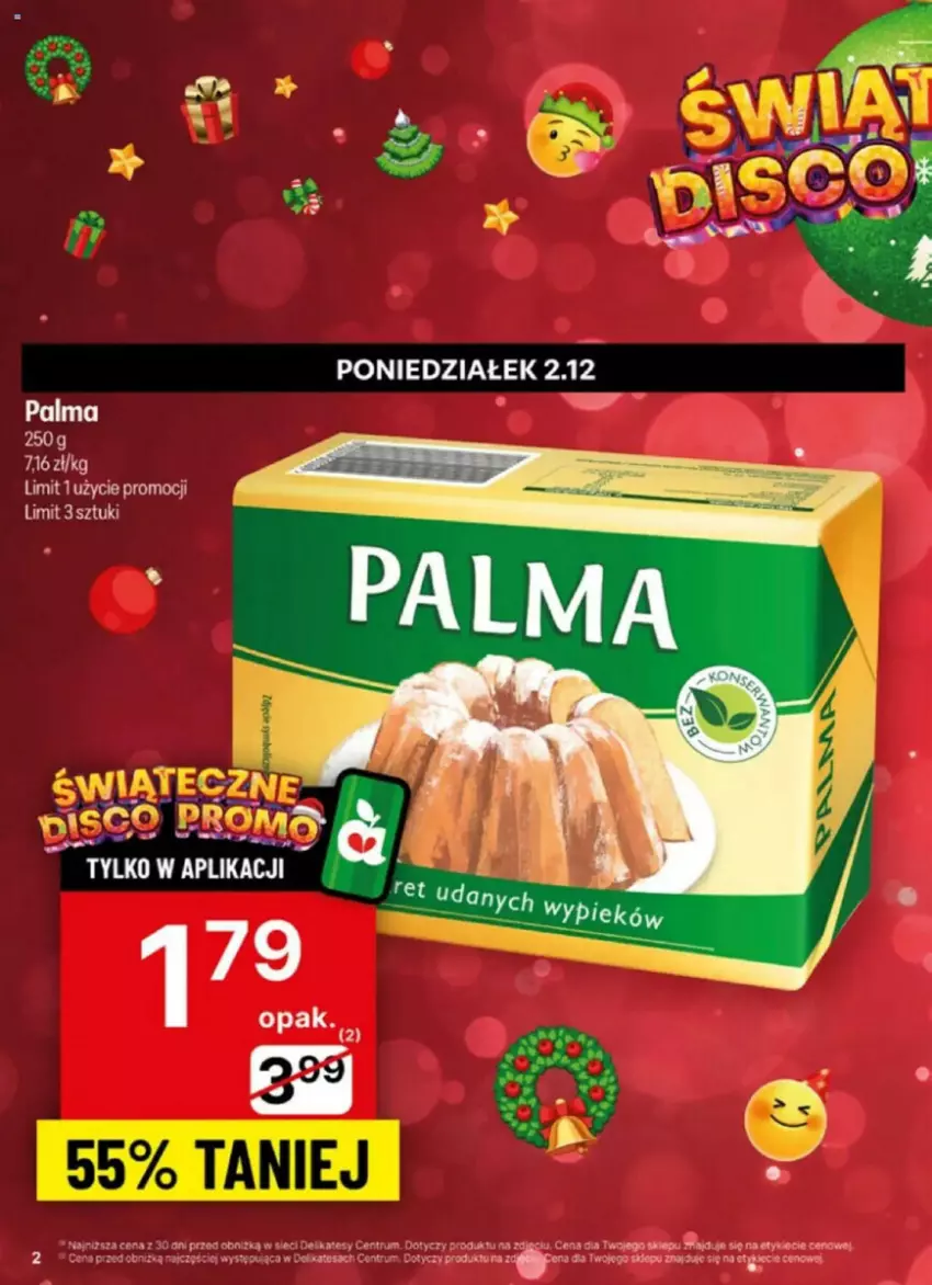 Gazetka promocyjna Delikatesy Centrum - ważna 02.12 do 08.12.2024 - strona 12 - produkty: Palma