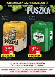 Gazetka promocyjna Delikatesy Centrum - Gazetka - ważna od 08.12 do 08.12.2024 - strona 24 - produkty: Piwa, Piwo, Piec, Koc, Gra, Okocim, Kozel, Fa
