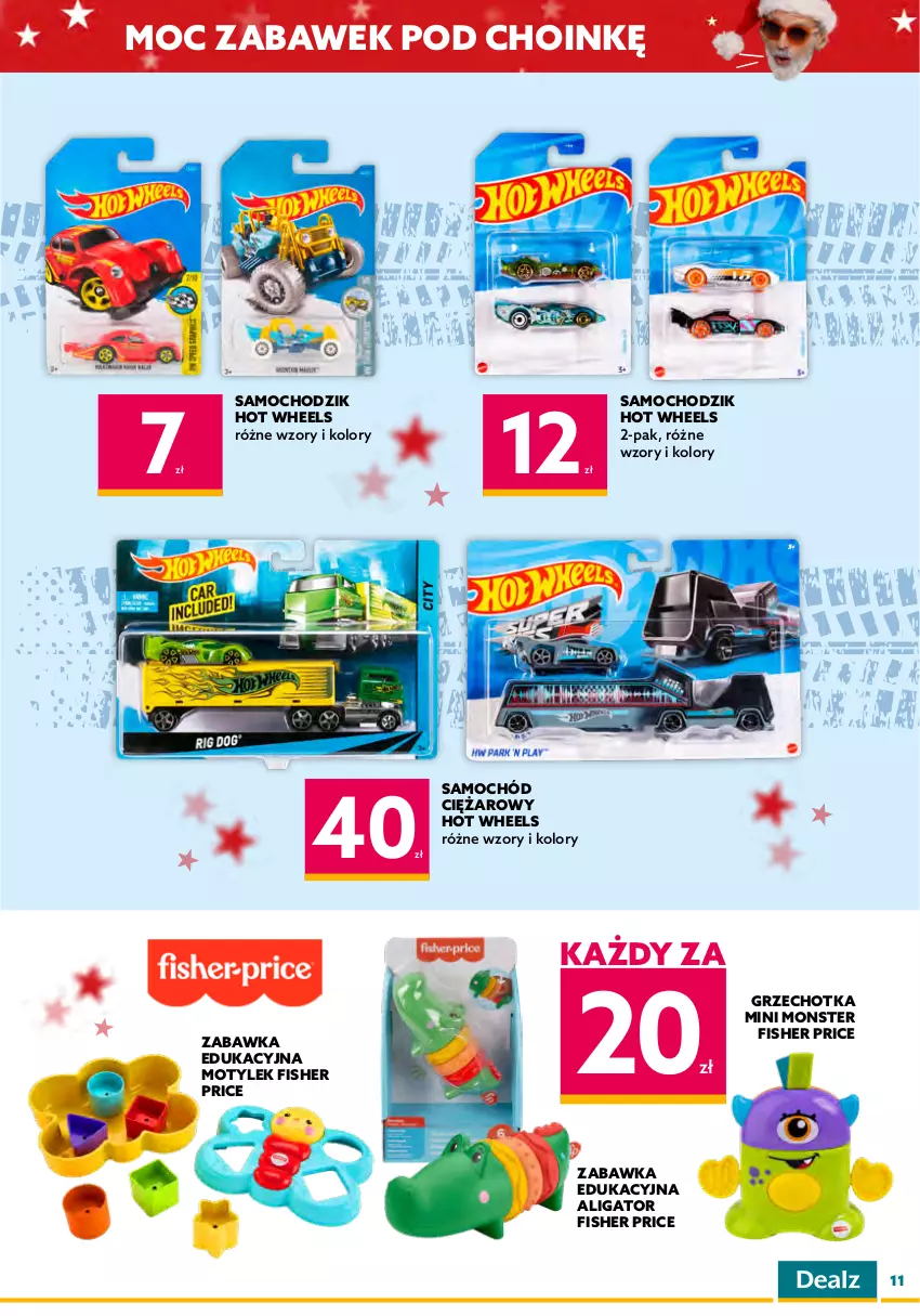 Gazetka promocyjna Dealz - NOWA GAZETKADeal z Mikołajem! - ważna 30.11 do 13.12.2022 - strona 11 - produkty: Barbie, Chodzik, Disney, Enchantimals, Frozen, Hot Wheels, Lalka, Samochód, Zabawka