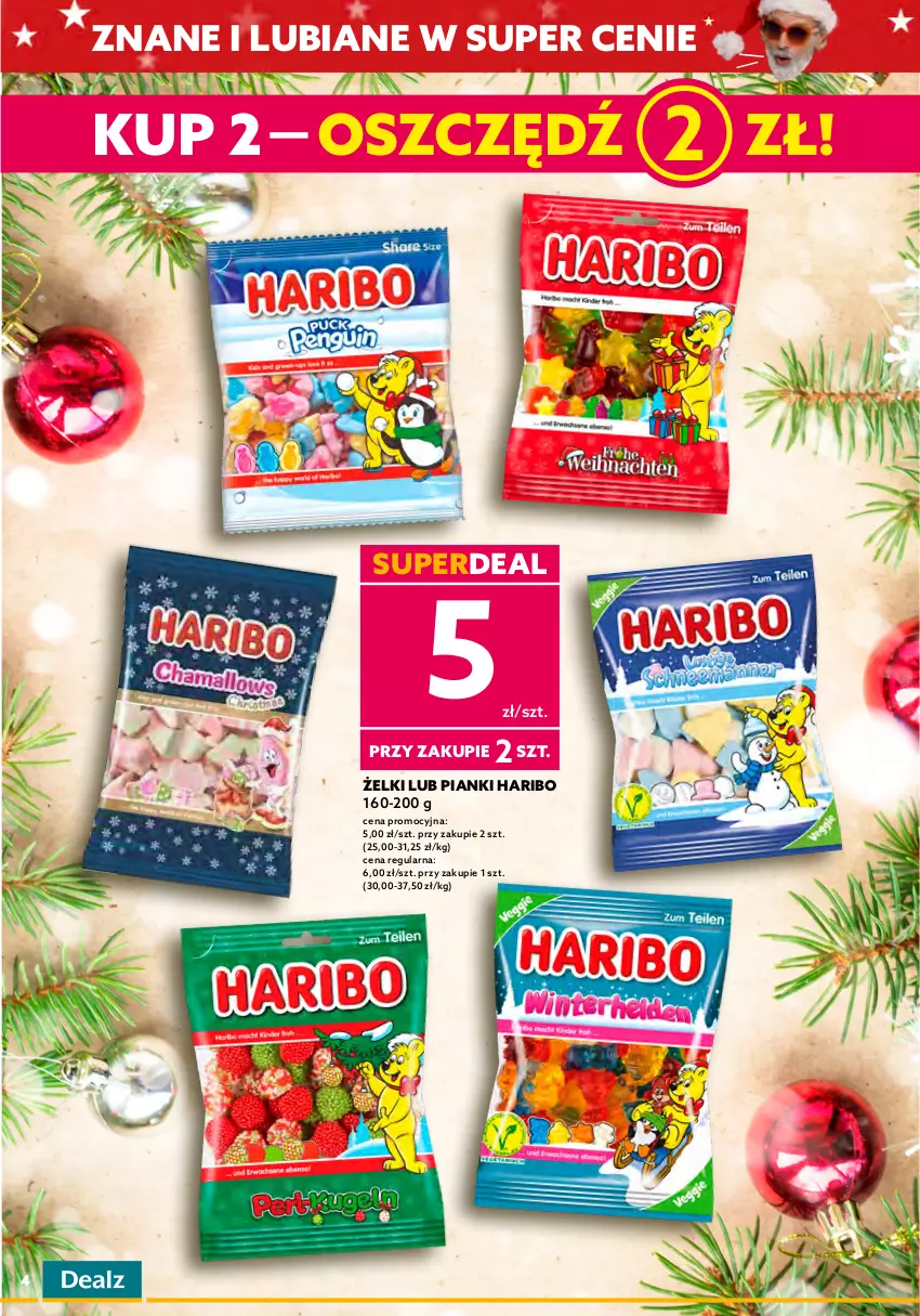 Gazetka promocyjna Dealz - NOWA GAZETKADeal z Mikołajem! - ważna 30.11 do 13.12.2022 - strona 4 - produkty: Haribo