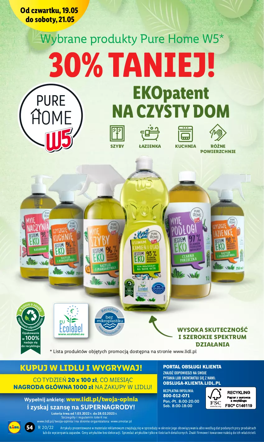 Gazetka promocyjna Lidl - GAZETKA - ważna 19.05 do 21.05.2022 - strona 54 - produkty: Gry, Kuchnia, Mola, Pur, Rum, Sok