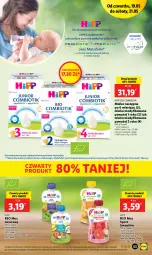 Gazetka promocyjna Lidl - GAZETKA - Gazetka - ważna od 21.05 do 21.05.2022 - strona 53 - produkty: HiPP, Por, Mus, Mleko modyfikowane, O nas, Sport, Smoothie, Karmi, Mleko, Hipp Bio