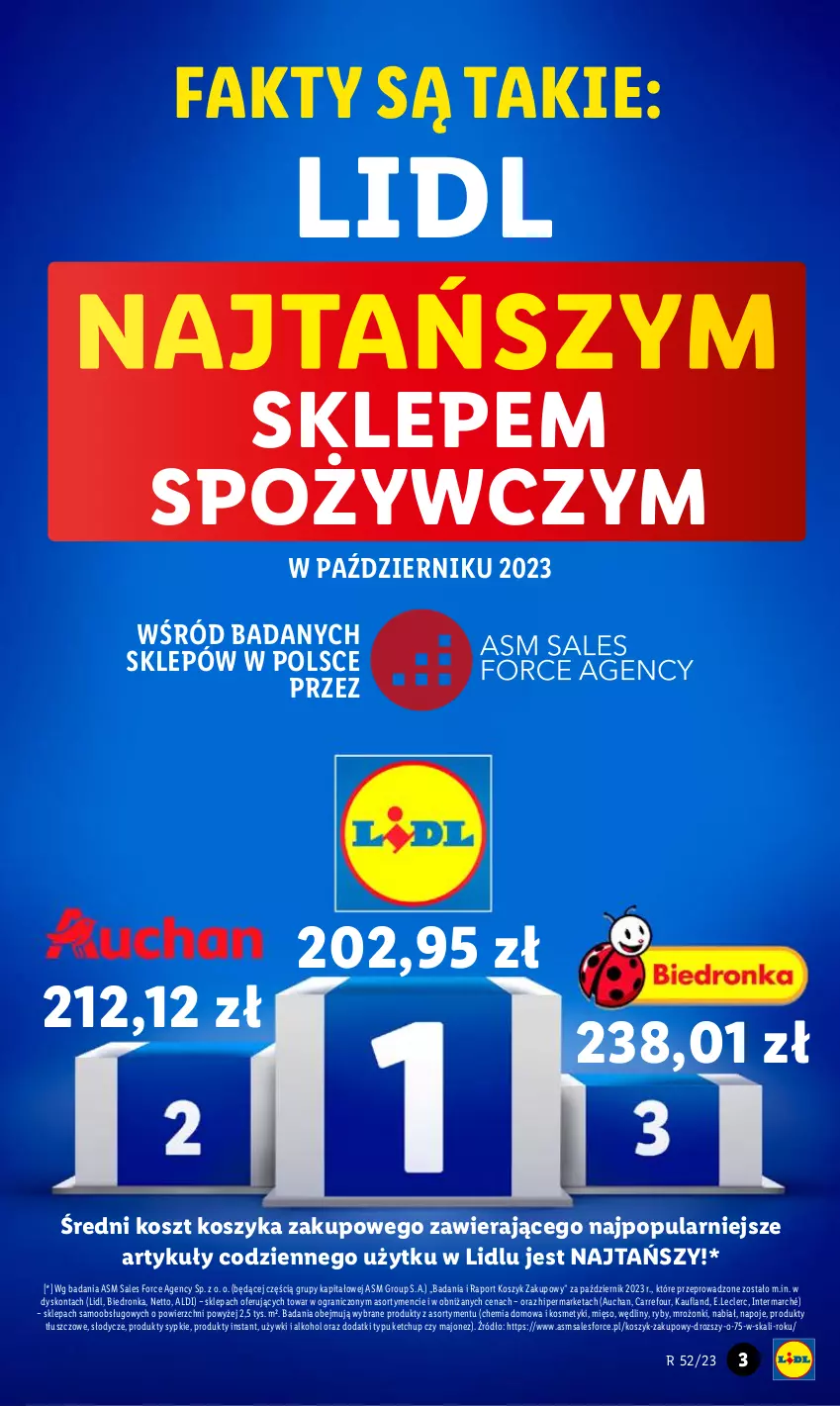 Gazetka promocyjna Lidl - GAZETKA - ważna 27.12 do 30.12.2023 - strona 3 - produkty: Fa, Gra, Ketchup, Kosz, Majonez, Mięso, Napoje, Por