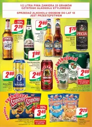 Gazetka promocyjna Dino - Gazetka - Gazetka - ważna od 18.05 do 18.05.2021 - strona 15 - produkty: Piwo, Chipsy, Warka, Carlsberg, Radler, Crunchips, Lorenz, Captain Jack