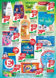 Gazetka promocyjna Dino - Gazetka - Gazetka - ważna od 18.05 do 18.05.2021 - strona 19 - produkty: Naturell, Palmolive, Pampers, Papier, Finish, Bref, Pieluchy, Tablet, Proszek do prania, Papier toaletowy, Dove, Vizir, Schauma, Szampon, Podpaski, Zmywarki, Sidolux, Colgate, Kapsułki do prania, Tabletki do zmywarki, Naturella, LG, Fa