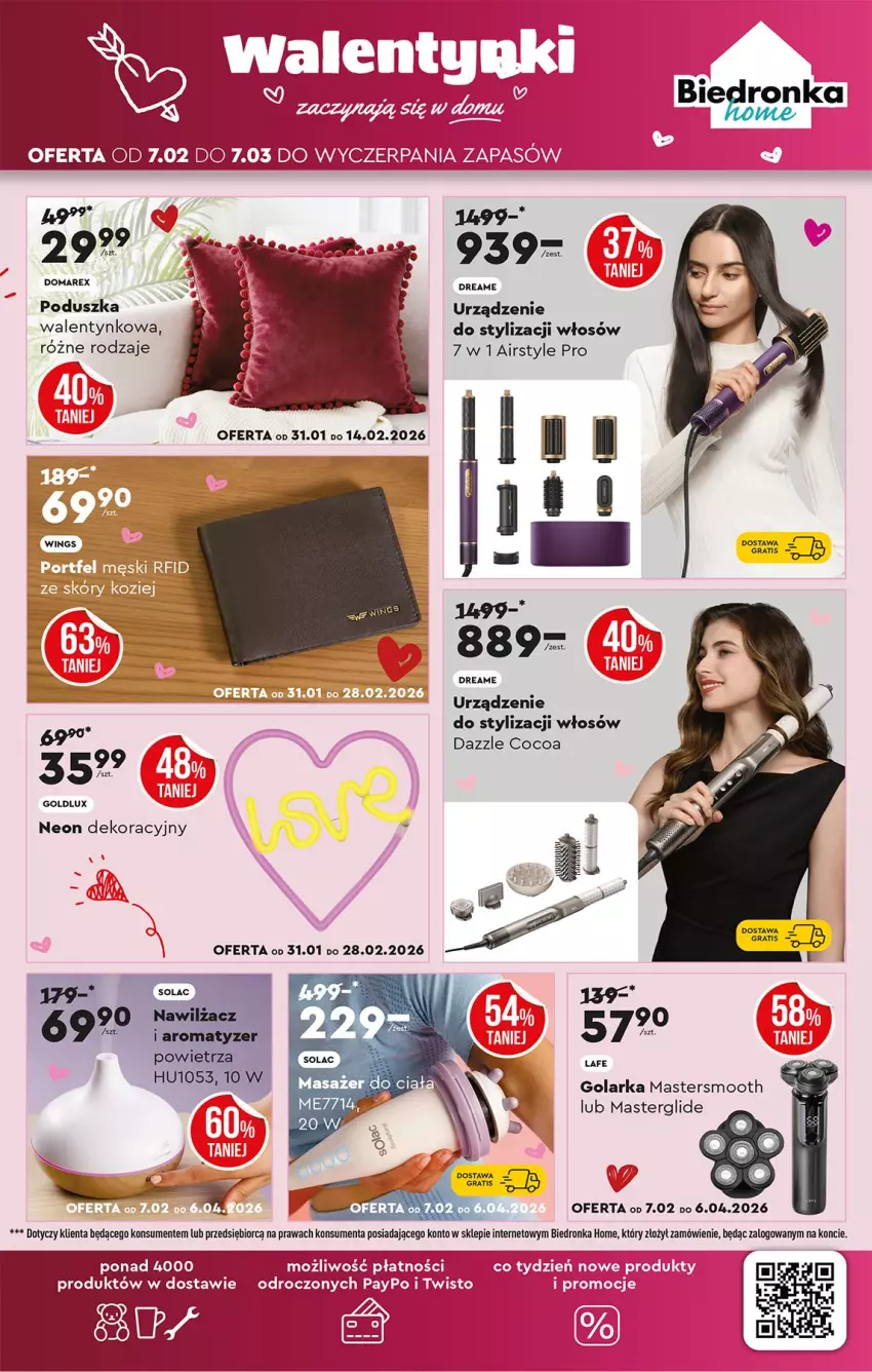 Gazetka promocyjna Biedronka - Home - ważna 07.02 do 14.02.2026 - strona 3 - produkty: Gra, Poduszka