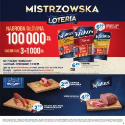 Gazetka promocyjna Stokrotka - Łap okazje - Gazetka - ważna od 26.06 do 26.06.2024 - strona 31 - produkty: Kurczak, Krakus, Warzywa, Parówki, Szynka, Morliny, Owoce, Kiełbasa, Mięso