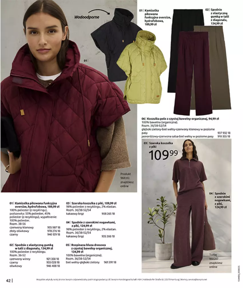 Gazetka promocyjna Bonprix - DENIM CLUB - ważna 10.08 do 08.09.2026 - strona 44 - produkty: Kosz, Koszulka, LG, Spodnie, Wełna