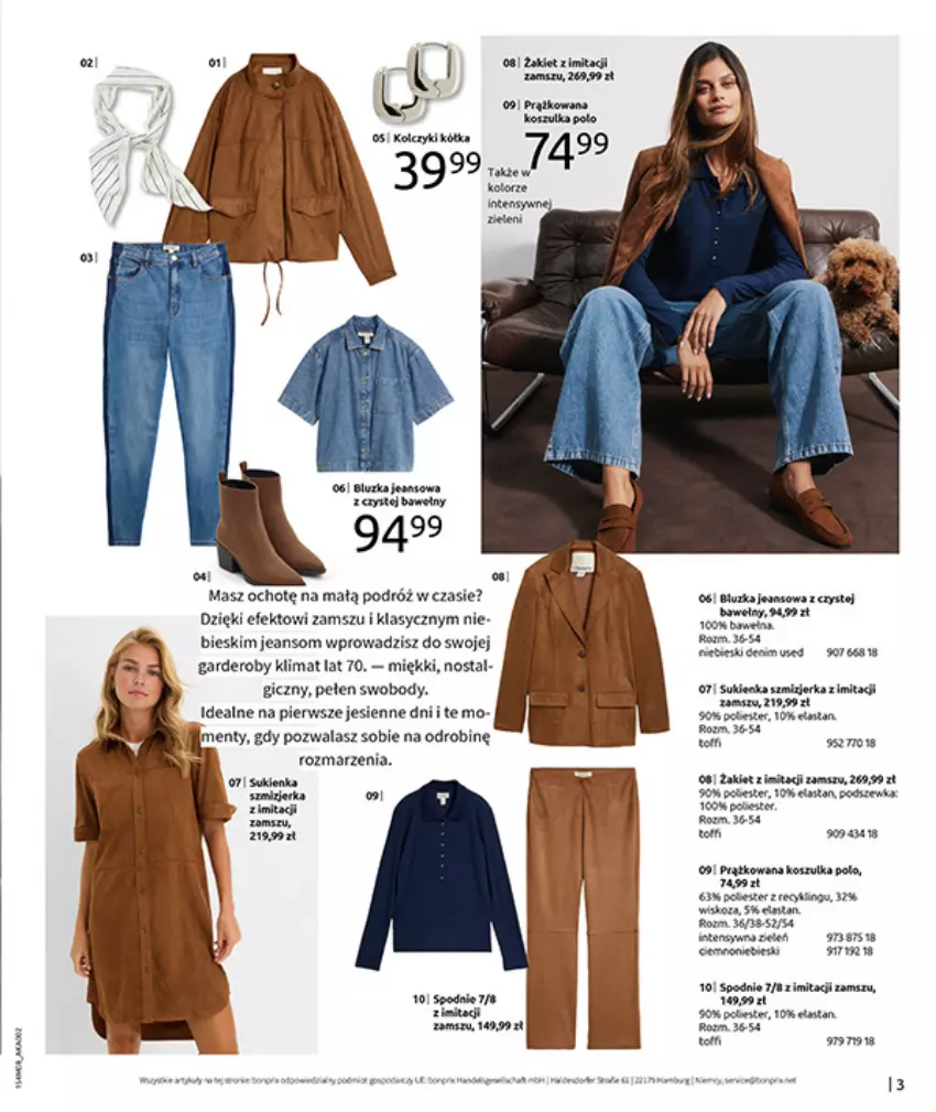Gazetka promocyjna Bonprix - DENIM CLUB - ważna 10.08 do 08.09.2026 - strona 5 - produkty: Bell, Body, Fa, Gra, Kawa, LG, Spodnie, Sukienka