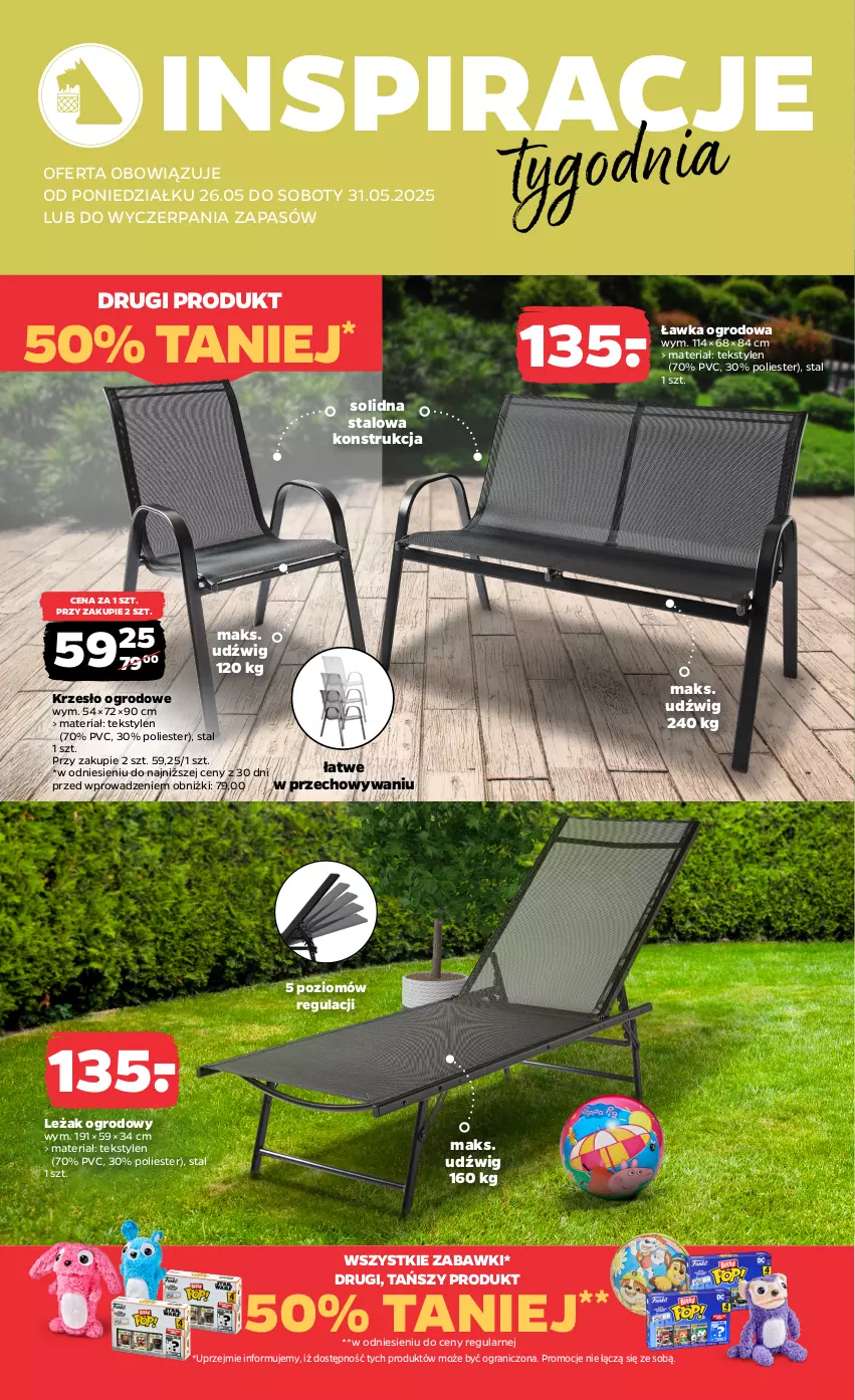 Gazetka promocyjna Netto - Od Poniedziałku Przemysłowa - ważna 26.05 do 31.05.2025 - strona 2 - produkty: Dźwig, Gra, Krzesło, Krzesło ogrodowe