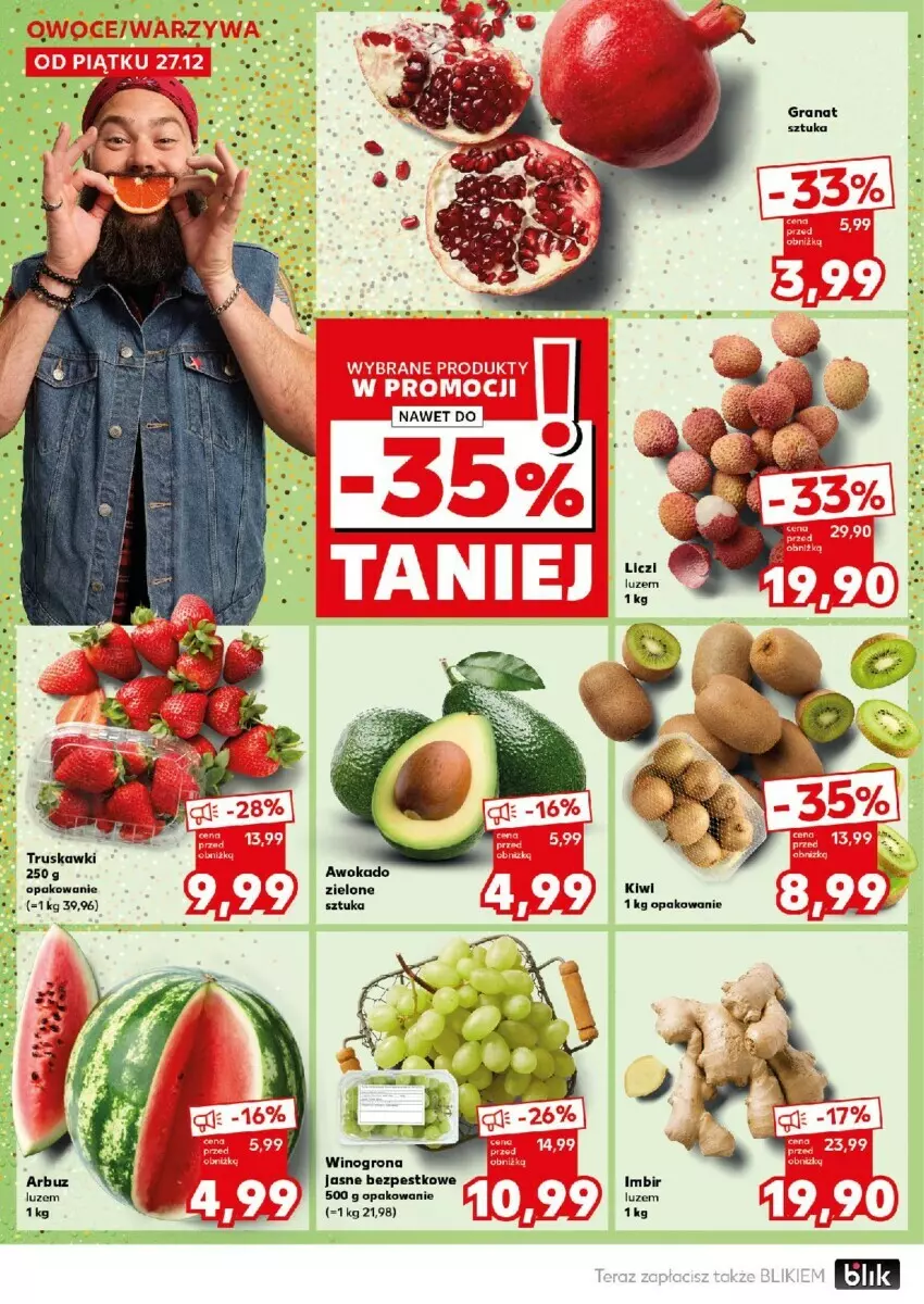 Gazetka promocyjna Kaufland - ważna 30.12 do 31.12.2024 - strona 13 - produkty: Kiwi, Wino, Winogrona