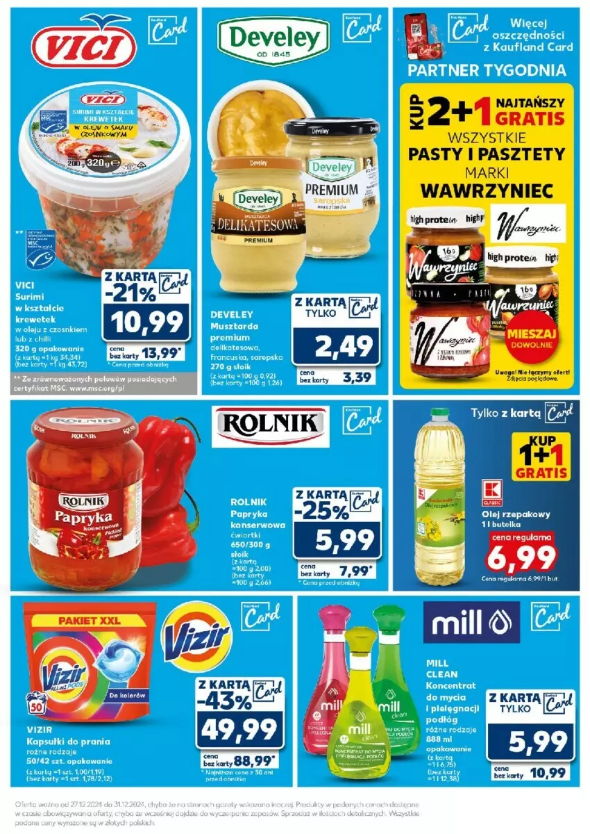 Gazetka promocyjna Kaufland - ważna 30.12 do 31.12.2024 - strona 18 - produkty: Fa, Gra, Olej, Olej rzepakowy, Pasztet, Rolnik