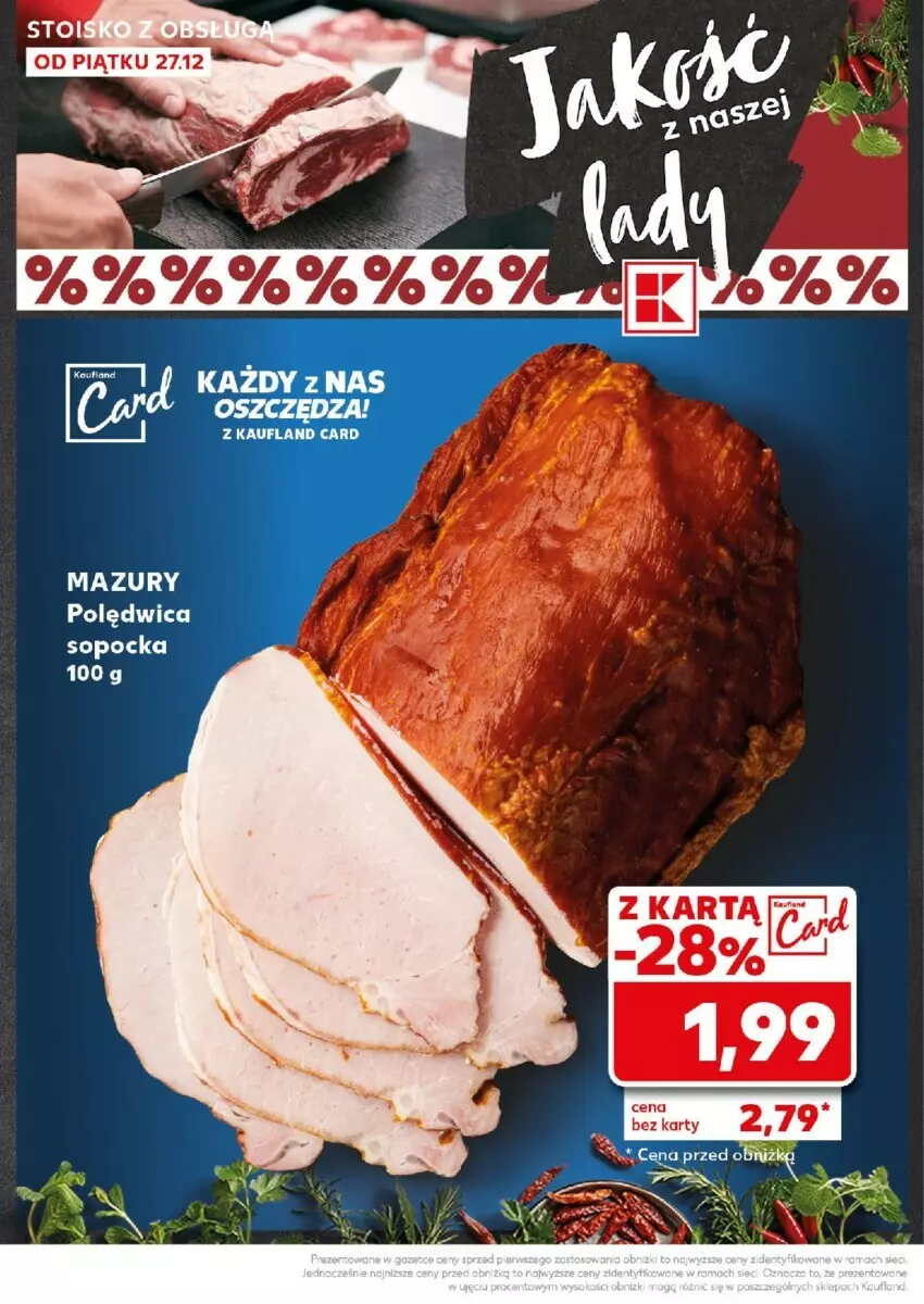 Gazetka promocyjna Kaufland - ważna 30.12 do 31.12.2024 - strona 19 - produkty: Polędwica