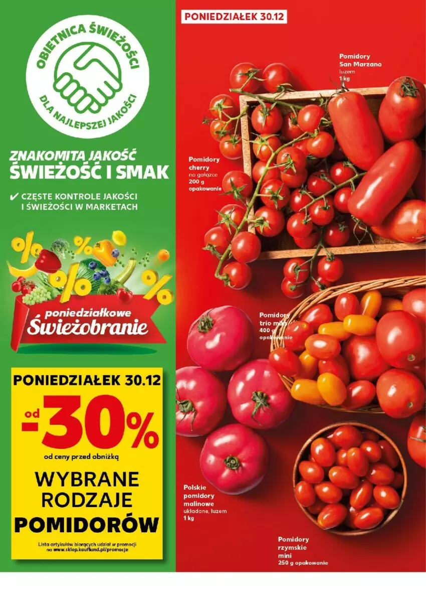 Gazetka promocyjna Kaufland - ważna 30.12 do 31.12.2024 - strona 8 - produkty: Pomidory