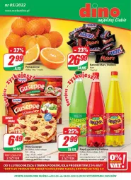 Gazetka promocyjna Dino - Gazetka - Gazetka - ważna od 08.02 do 08.02.2022 - strona 1 - produkty: JBL, Pomarańcze, Snickers, Siatka, Dr. Oetker, Pizza, Hellena, Tonik, Napój gazowany, Mars, Baton, Napój