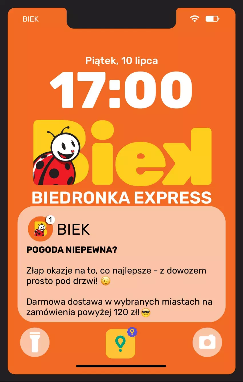 Gazetka promocyjna Biedronka - BIEK - ważna 10.07 do 17.07.2026 - strona 1 - produkty: Drzwi