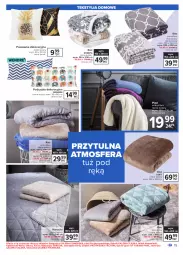 Gazetka promocyjna Carrefour - Gazetka Dom ożywa na wiosnę - Gazetka - ważna od 20.03 do 20.03.2021 - strona 15 - produkty: Pled, Koc, Poduszka dekoracyjna, Poszewka, Narzuta, Poduszka