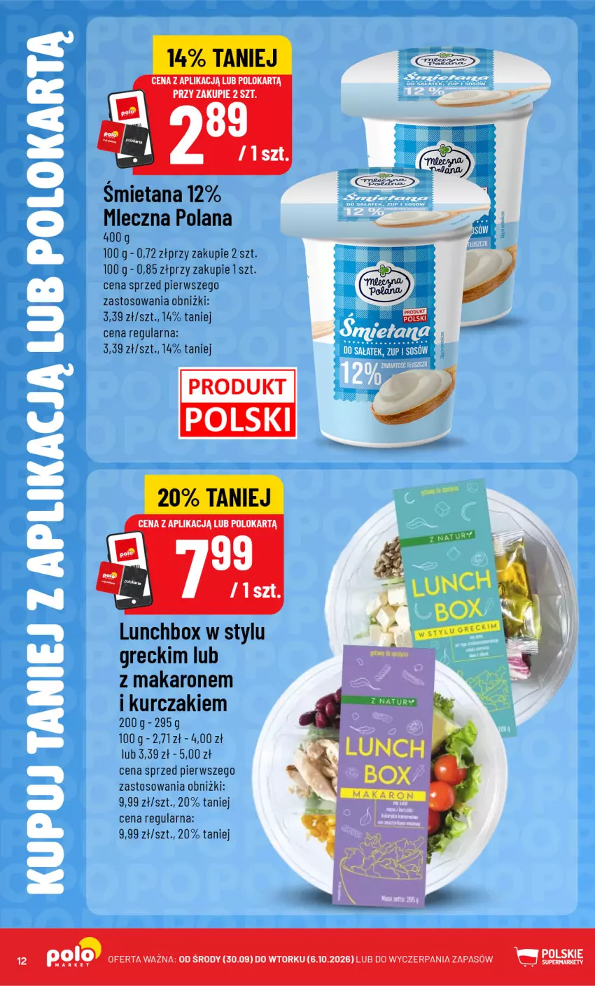 Gazetka promocyjna PoloMarket - Katalog Kupuj taniej z POLOappką - ważna 30.09 do 06.10.2026 - strona 12 - produkty: Kurczak, LANA, Makaron