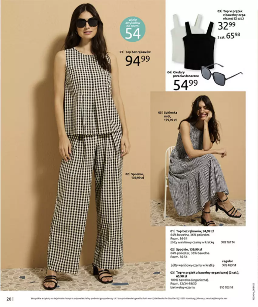 Gazetka promocyjna Bonprix - WSZYSTKO W CZERWIENI - ważna 30.03 do 27.04.2026 - strona 22 - produkty: Fa, Tera, Top, Ziaja