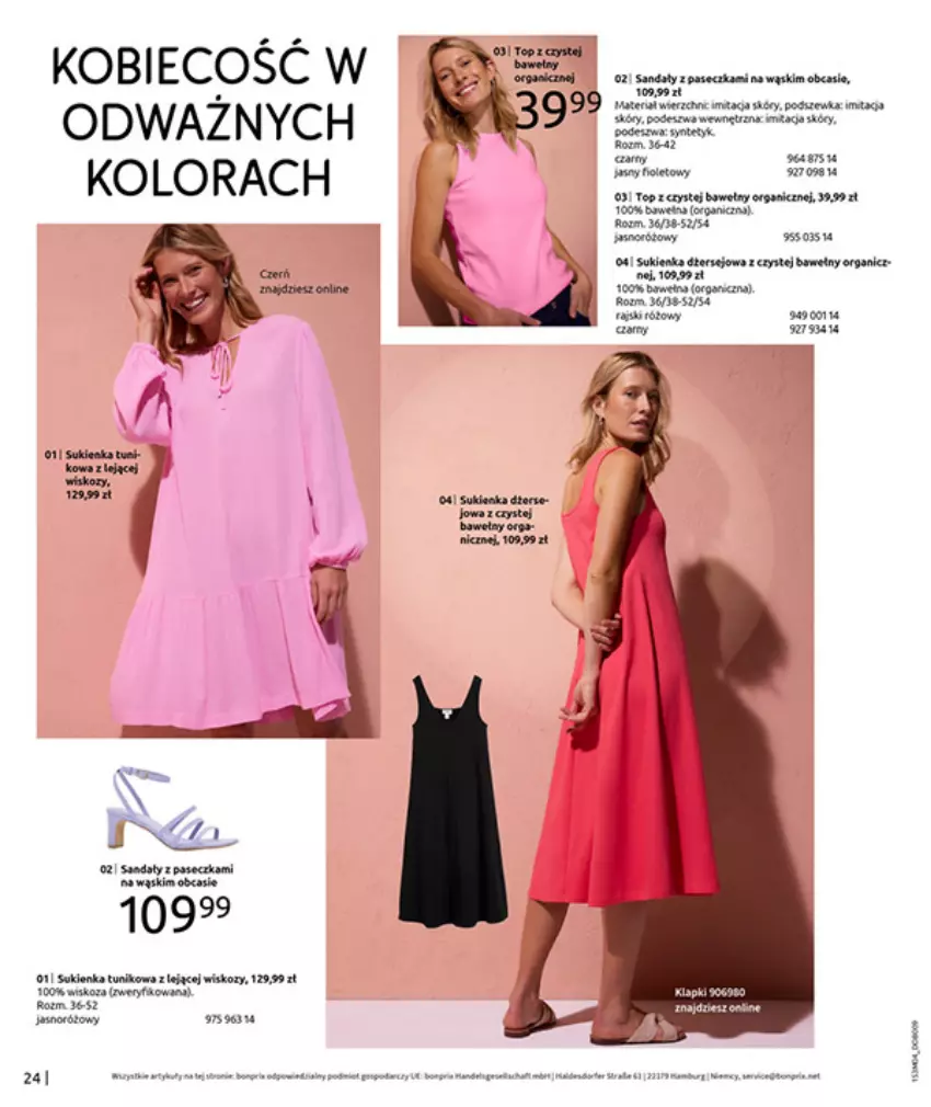 Gazetka promocyjna Bonprix - WSZYSTKO W CZERWIENI - ważna 30.03 do 27.04.2026 - strona 26 - produkty: Fa, Gra, Sandał, Ser, Sukienka