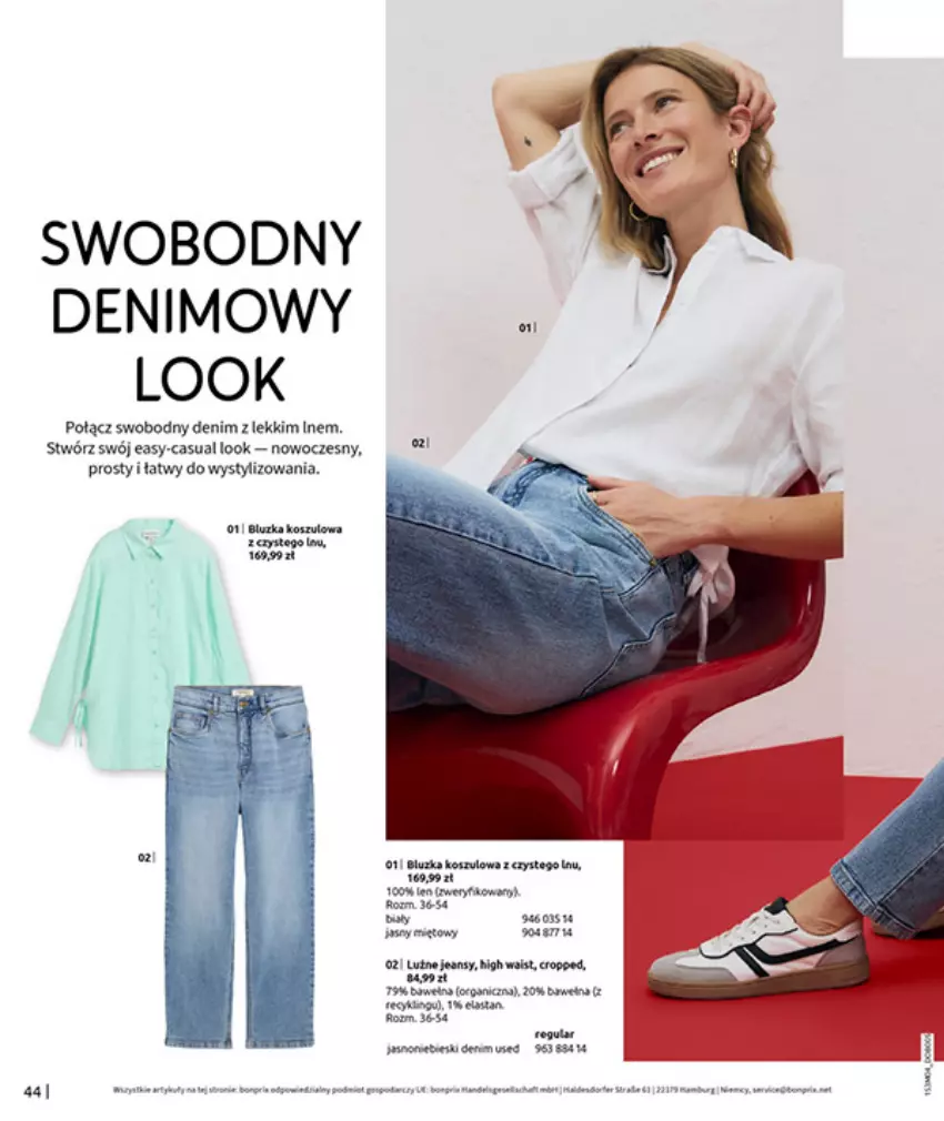 Gazetka promocyjna Bonprix - WSZYSTKO W CZERWIENI - ważna 30.03 do 27.04.2026 - strona 46 - produkty: Biurka, Fa, Tera, Top