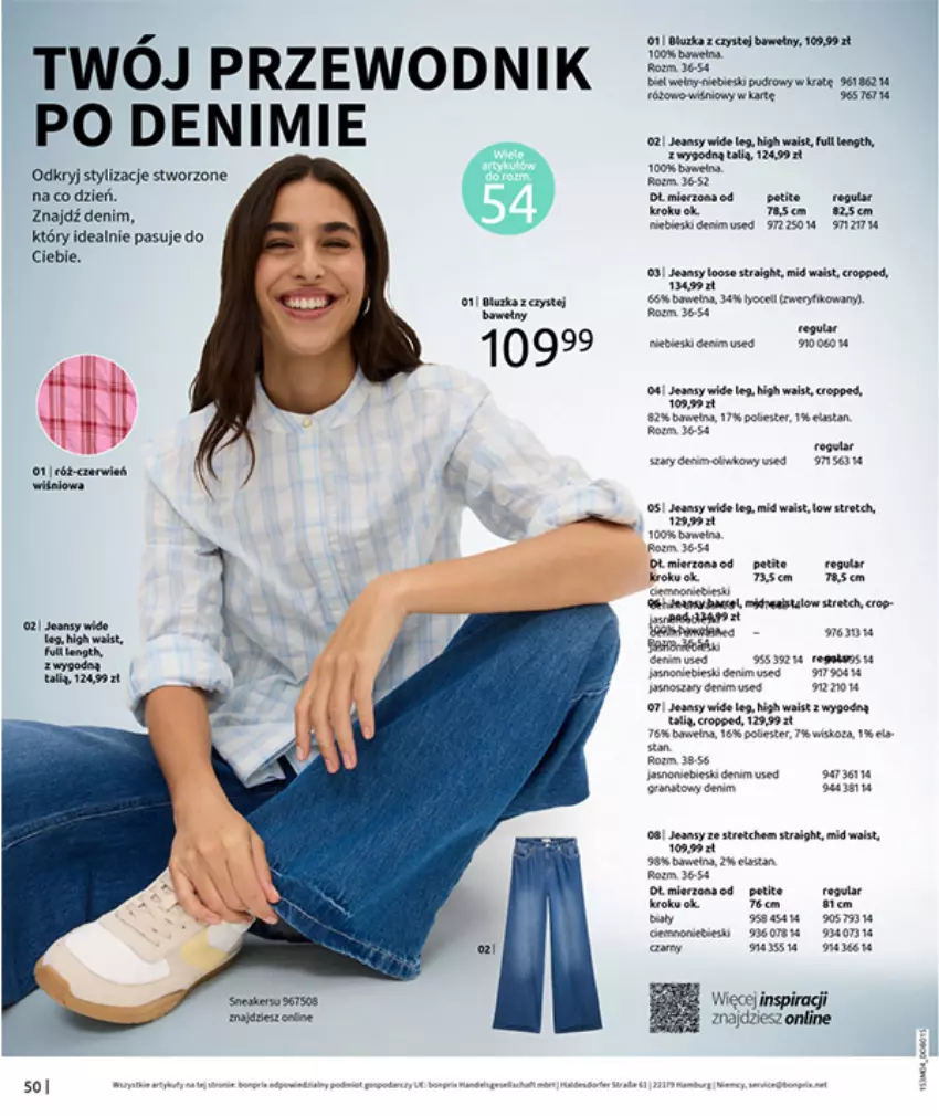 Gazetka promocyjna Bonprix - WSZYSTKO W CZERWIENI - ważna 30.03 do 27.04.2026 - strona 52 - produkty: Fa, Gra, LG, Mus, NBA, Przewodnik, Rum, Sól, Tusz