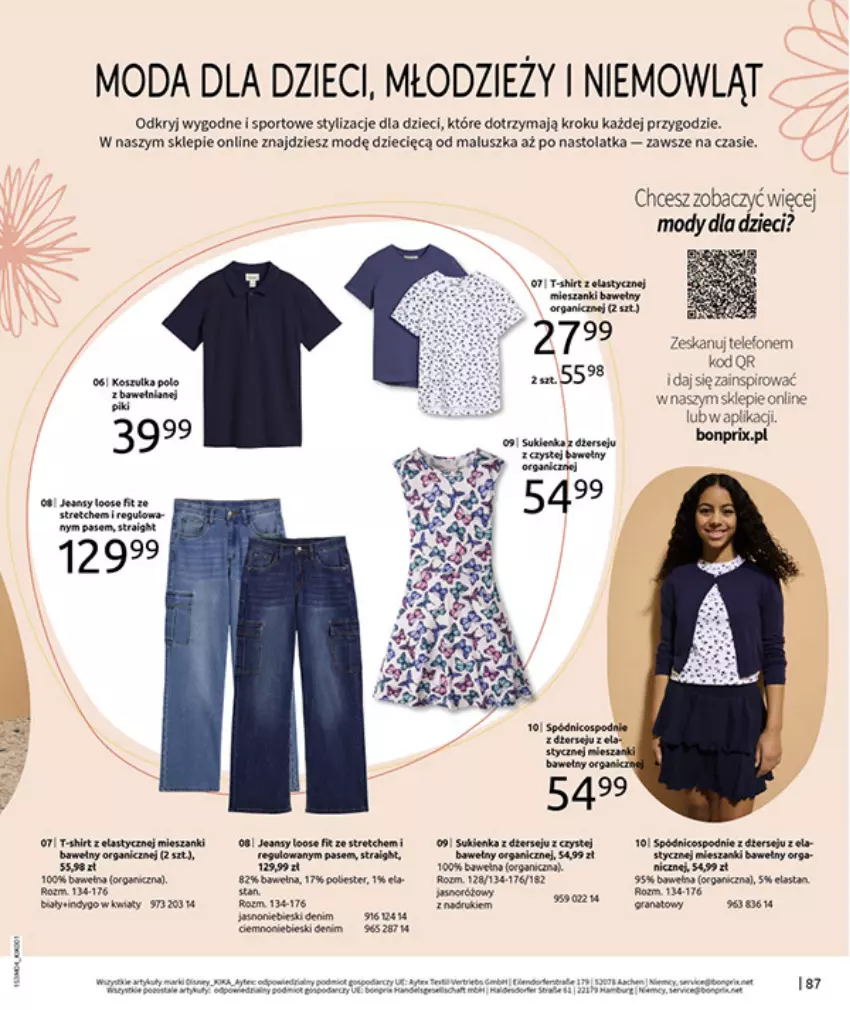 Gazetka promocyjna Bonprix - WSZYSTKO W CZERWIENI - ważna 30.03 do 27.04.2026 - strona 89 - produkty: Dzieci, Fa, Moda, O nas, Por, Ser, Sport, Telefon, Wełna