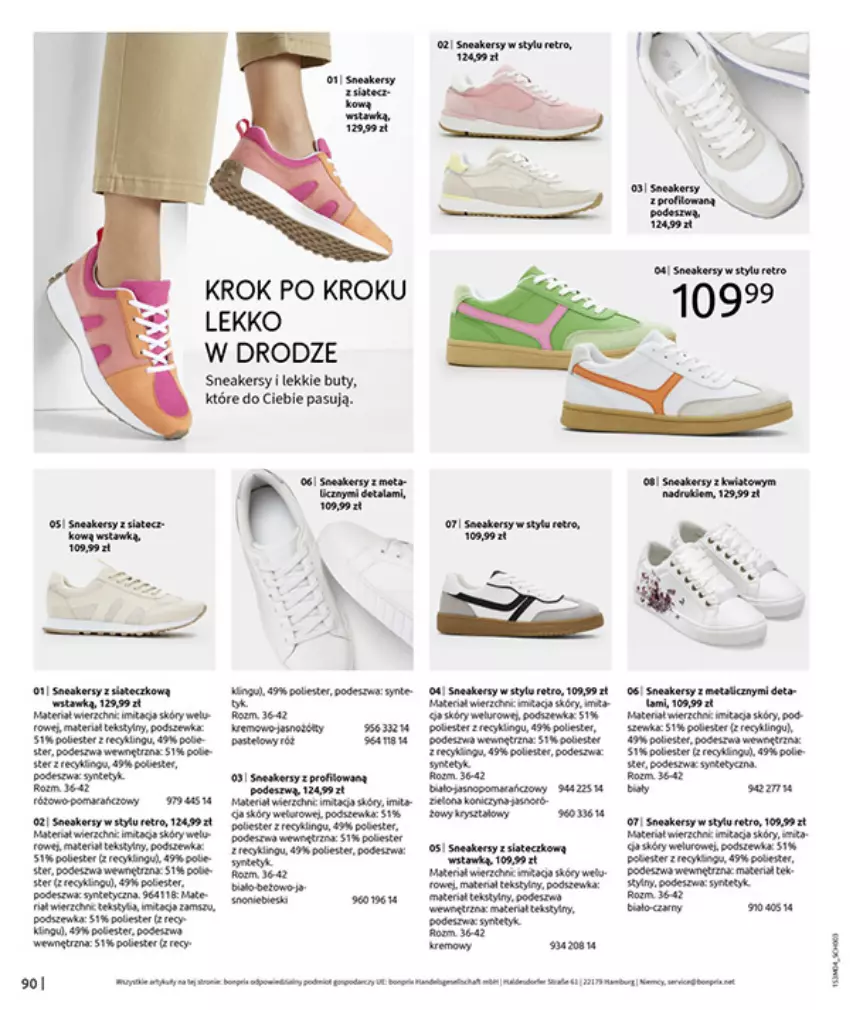 Gazetka promocyjna Bonprix - WSZYSTKO W CZERWIENI - ważna 30.03 do 27.04.2026 - strona 92 - produkty: Buty, Fa, Por