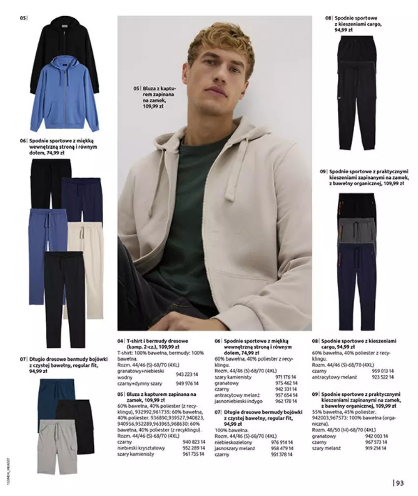 Gazetka promocyjna Bonprix - WSZYSTKO W CZERWIENI - ważna 30.03 do 27.04.2026 - strona 95 - produkty: Bermudy, Fa, Gra, Granat, Por, Spodnie, Spodnie sportowe, Sport, Taft, Wełna