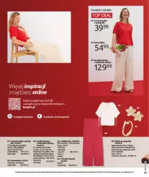 Gazetka promocyjna Bonprix - WSZYSTKO W CZERWIENI - Gazetka - ważna od 27.04 do 27.04.2026 - strona 2 - produkty: Klapki, Top, Gra, Cynk, Spodnie, LG