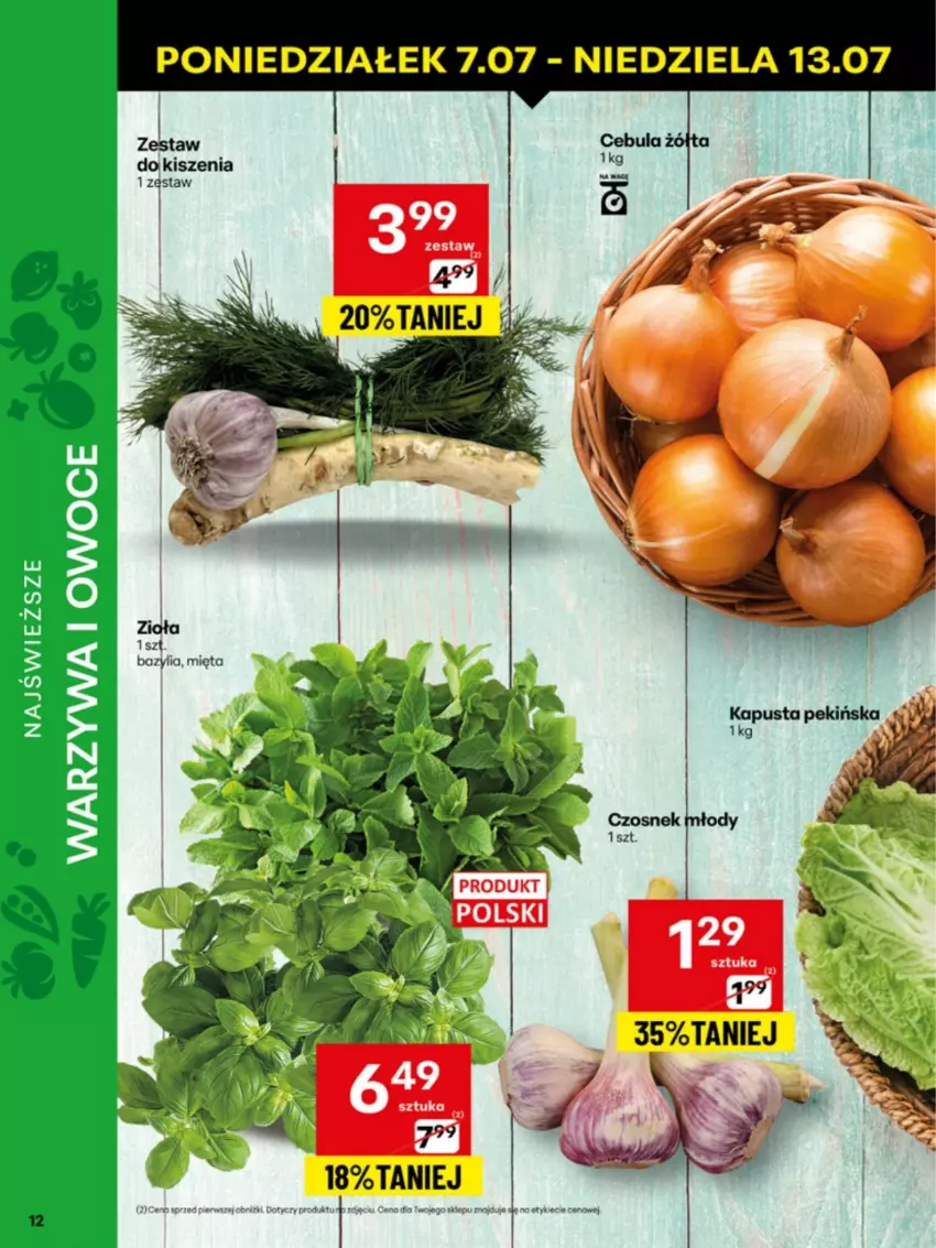 Gazetka promocyjna Delikatesy Centrum - Franczyza DC28 Poniedziałek - ważna 07.07 do 13.07.2025 - strona 12 - produkty: Bazyl, Bazylia, Mięta, Obraz