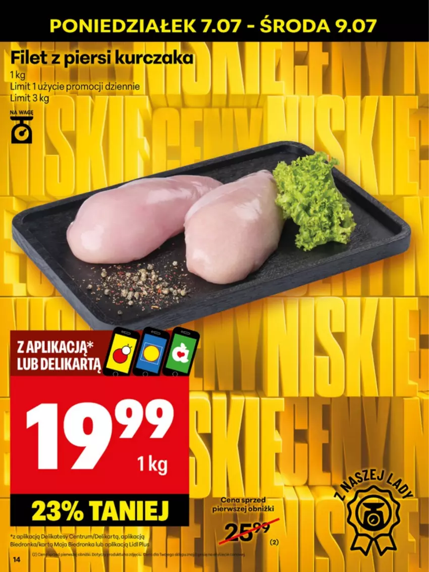 Gazetka promocyjna Delikatesy Centrum - Franczyza DC28 Poniedziałek - ważna 07.07 do 13.07.2025 - strona 14