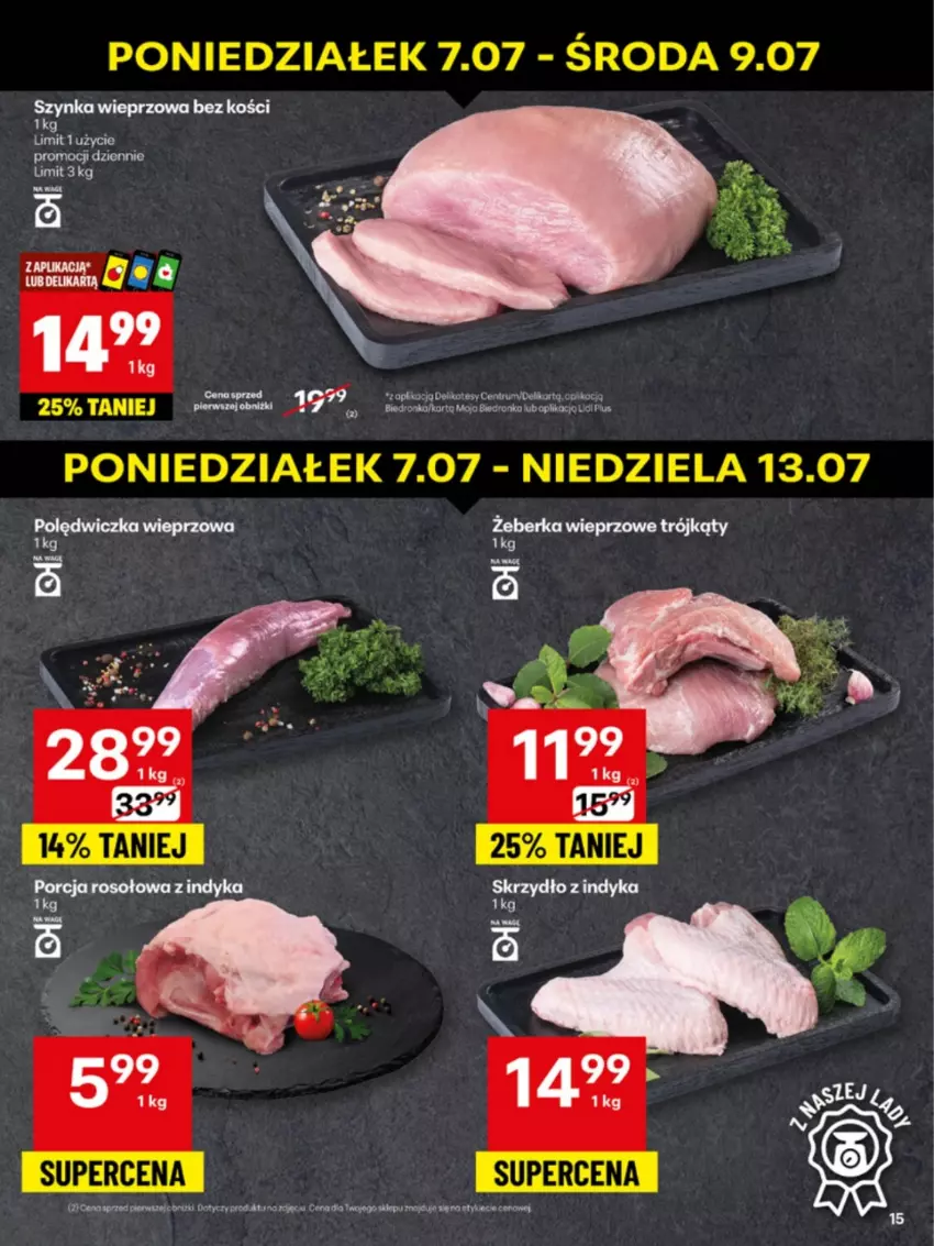 Gazetka promocyjna Delikatesy Centrum - Franczyza DC28 Poniedziałek - ważna 07.07 do 13.07.2025 - strona 15