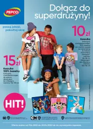 Gazetka promocyjna Pepco - Dołącz do superdrużyny! - Gazetka - ważna od 20.04 do 20.04.2022 - strona 1 - produkty: Sok, Puf, Koc, Kosz, Koszulka, Tera