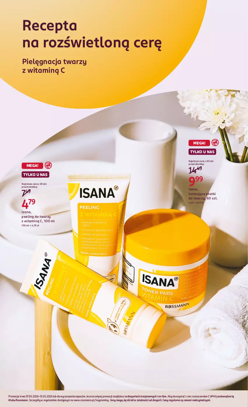 Gazetka promocyjna Rossmann - Gazetka promocyjna Rossmanna - ważna 07.05 do 13.05.2026 - strona 2 - produkty: Isana, Peeling