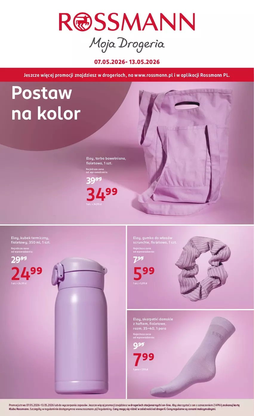 Gazetka promocyjna Rossmann - Gazetka promocyjna Rossmanna - ważna 07.05 do 13.05.2026 - strona 8 - produkty: Karp, Kubek, Kubek termiczny, Skarpetki, Torba