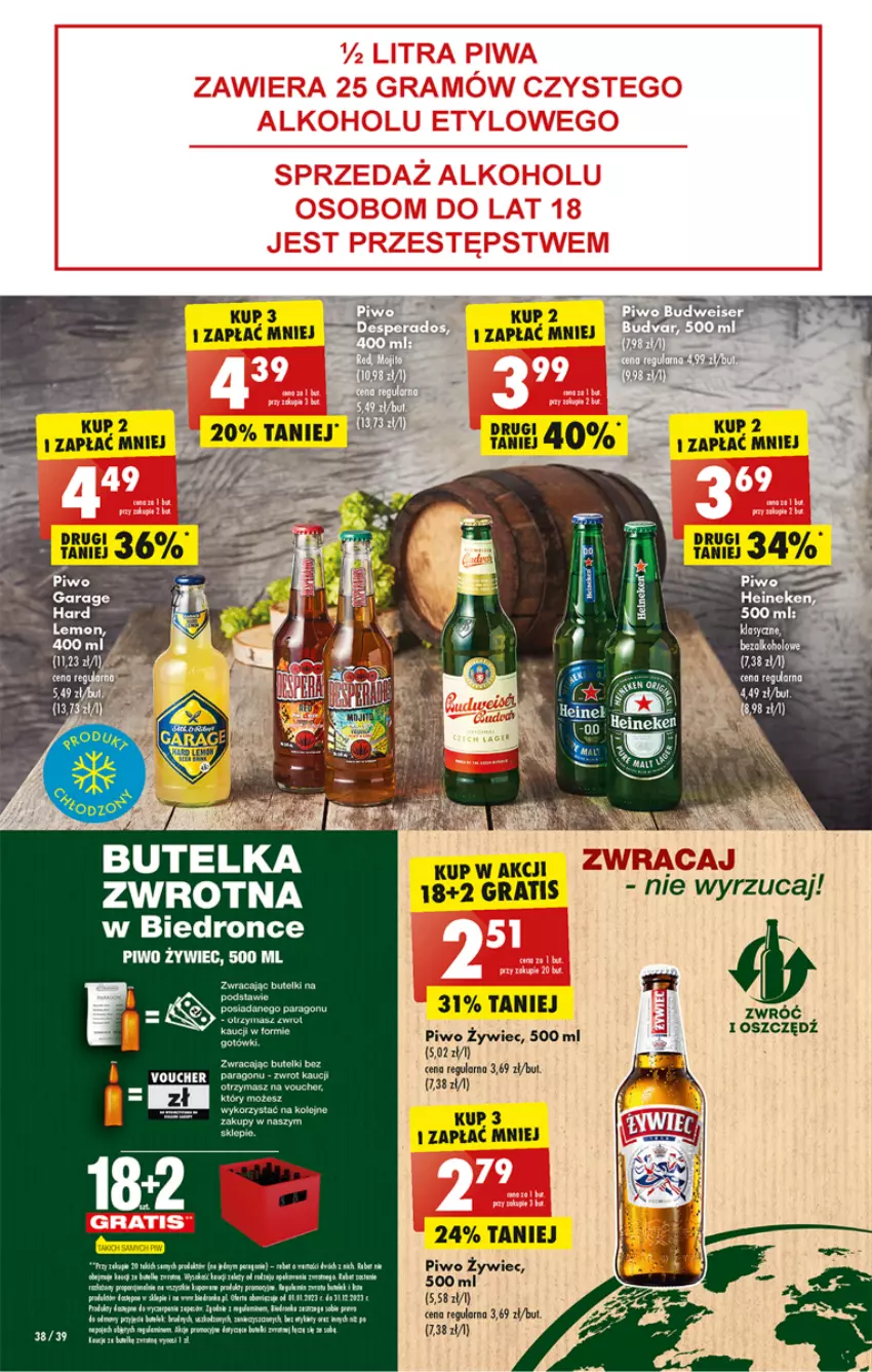 Gazetka promocyjna Biedronka - ważna 03.04 do 08.04.2023 - strona 38 - produkty: Fa, Gra, Piwo