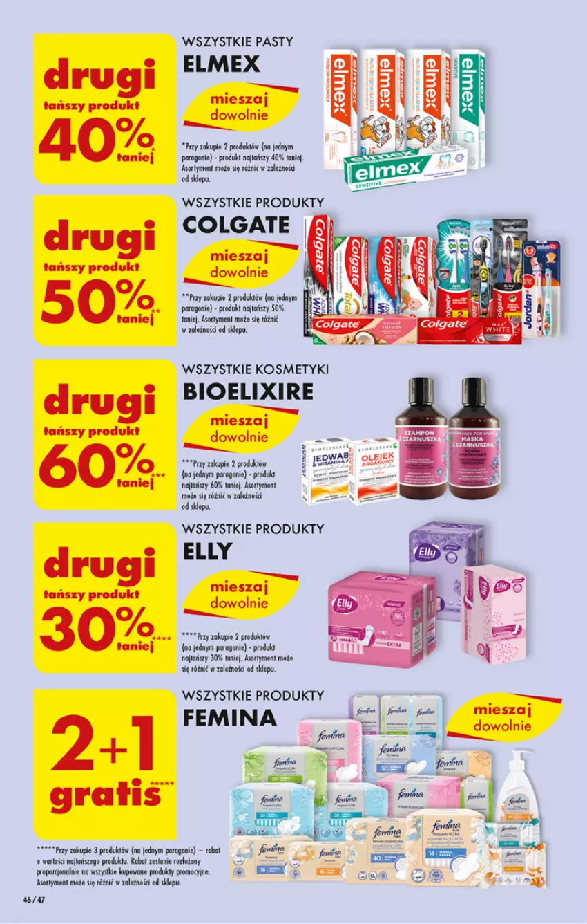 Gazetka promocyjna Biedronka - ważna 03.04 do 08.04.2023 - strona 46 - produkty: Colgate, Elmex, Fa, Gra, LG, Por