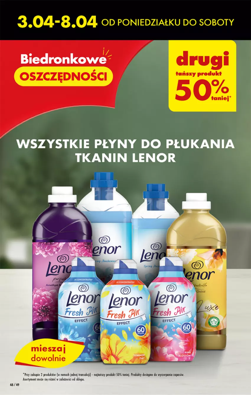 Gazetka promocyjna Biedronka - ważna 03.04 do 08.04.2023 - strona 48 - produkty: Lenor, Rama