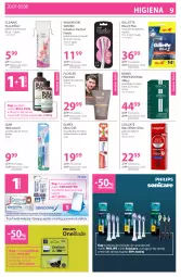 Gazetka promocyjna Hebe - Gazetka - Gazetka - ważna od 03.08 do 03.08.2026 - strona 9 - produkty: Balsam po goleniu, Krem do twarzy, Lusterko kosmetyczne, Pur, Philips, Finish, Bulldog, Pasta do zębów, Wilkinson Sword, Cleanic, Płatki kosmetyczne, Gillette, Bandi, Elmex, Colgate, Sensodyne, Szczoteczka, Control, LG